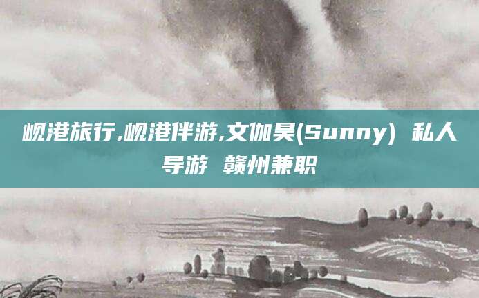 江西岘港旅行,岘港伴游,文伽昊(Sunny) 私人导游 赣州兼职