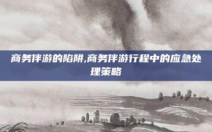 江西商务伴游的陷阱,商务伴游行程中的应急处理策略